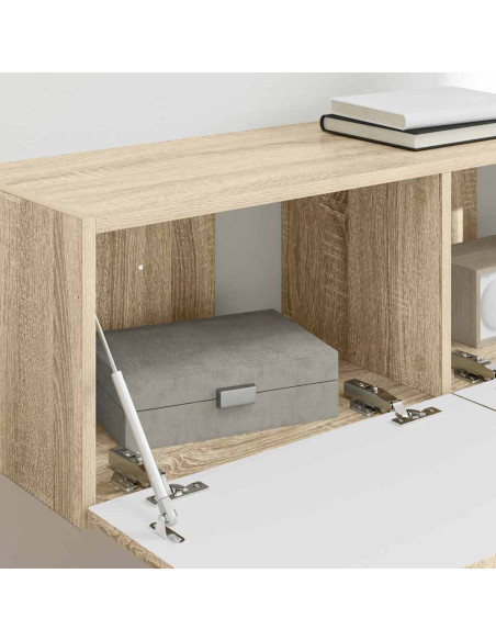 Mobile TV da parete Sonoma 98 x 31 x 29,5 cm Legno multistrato