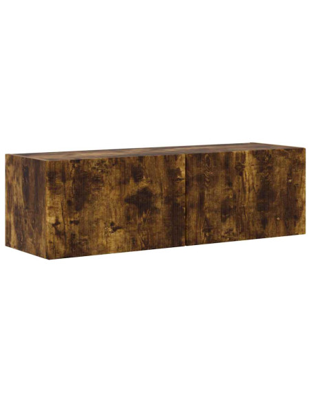 Mobile TV da parete Rovere fumé 98 x 31 x 29,5 cm