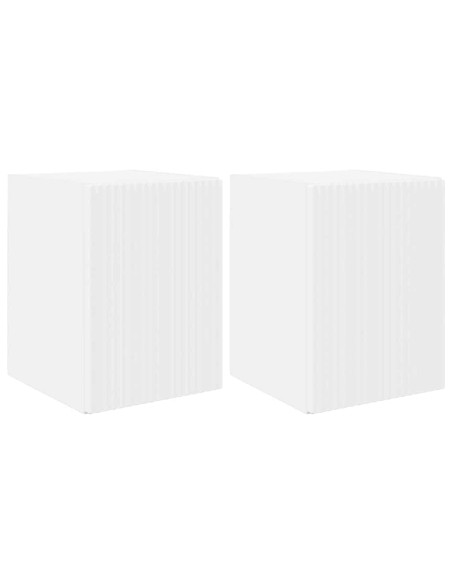 Mobile TV da parete 2 pcs Bianco 30 x 31 x 40 cm