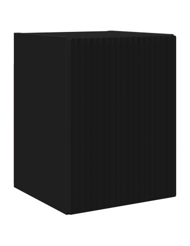 Mobile TV da parete Nero 30 x 31 x 40 cm Legno multistrato