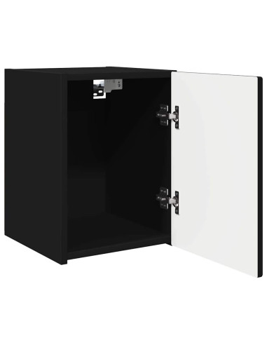 Mobile TV da parete Nero 30 x 31 x 40 cm Legno multistrato