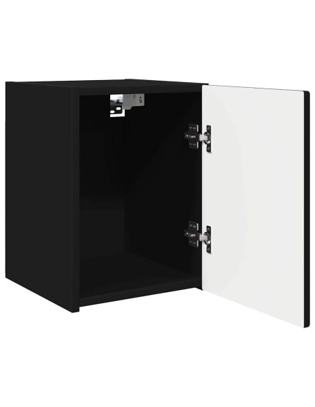 Mobile TV da parete Nero 30 x 31 x 40 cm Legno multistrato