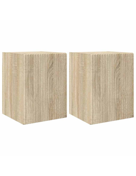 Mobile TV da parete 2 pcs Sonoma 30 x 31 x 40 cm