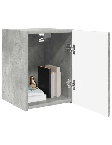 Mobile TV da parete 2 pcs Calcestruzzo 30 x 31 x 40 cm