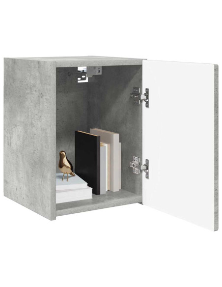 Mobile TV da parete 2 pcs Calcestruzzo 30 x 31 x 40 cm