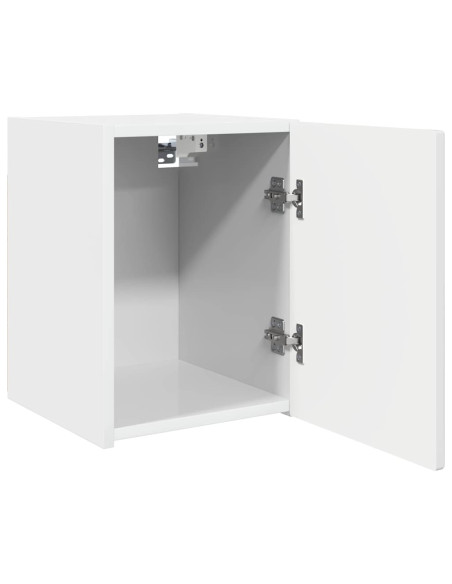 Mobile TV da parete Bianco Lucido 30 x 31 x 40 cm