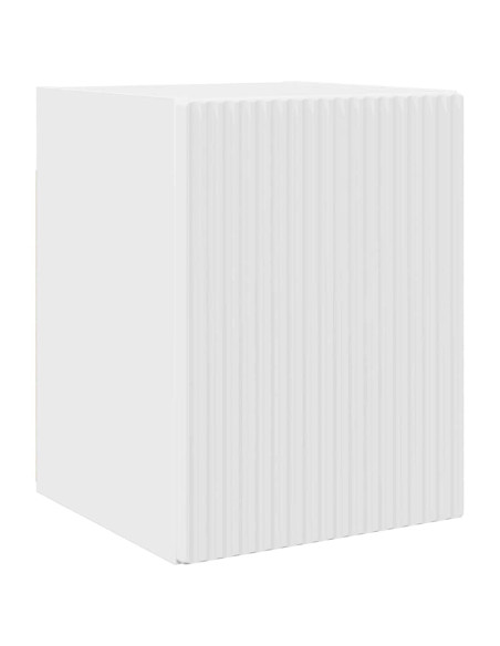 Mobile TV da parete 2 pcs Bianco Lucido 30 x 31 x 40 cm