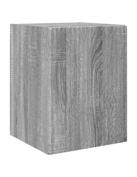 Mobile TV da parete Grigio Sonoma 30 x 31 x 40 cm