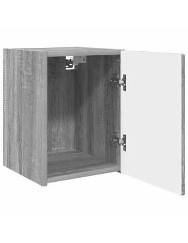 Mobile TV da parete Grigio Sonoma 30 x 31 x 40 cm