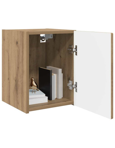 Mobile TV da parete Rovere Artigianale 30 x 31 x 40 cm