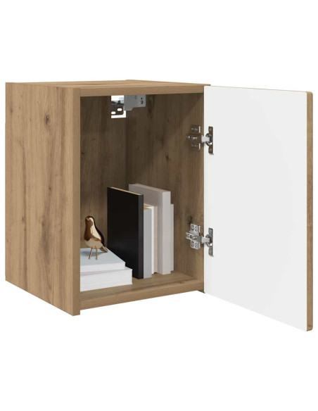 Mobile TV da parete Rovere Artigianale 30 x 31 x 40 cm