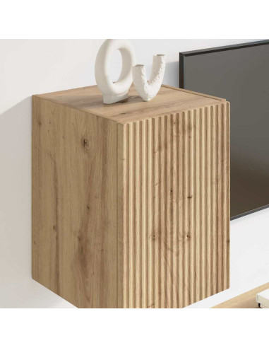 Mobile TV da parete Rovere Artigianale 30 x 31 x 40 cm