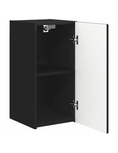 Mobile TV da parete Nero 30 x 31 x 60 cm Legno multistrato