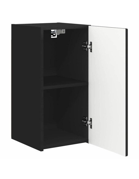 Mobile TV da parete Nero 30 x 31 x 60 cm Legno multistrato