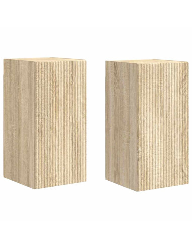 Mobile TV da parete 2 pcs Sonoma 30 x 31 x 60 cm