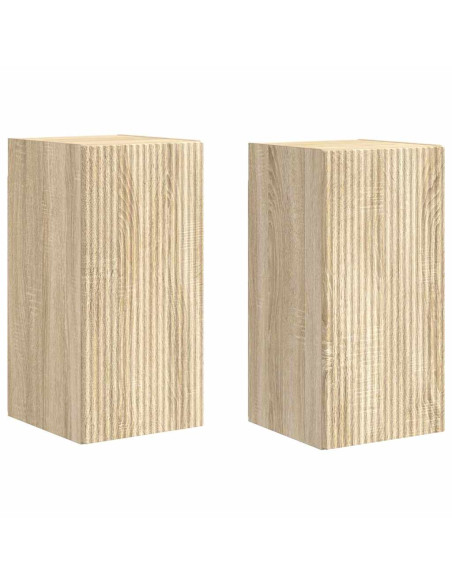 Mobile TV da parete 2 pcs Sonoma 30 x 31 x 60 cm