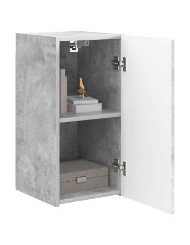 Mobile TV da parete 2 pcs Calcestruzzo 30 x 31 x 60 cm