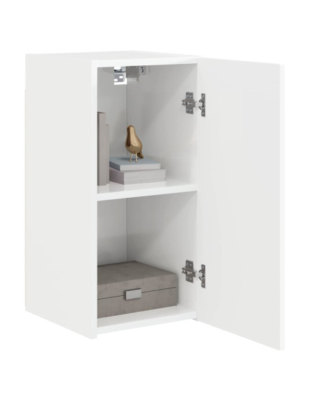 Mobile TV da parete 2 pcs Bianco Lucido 30 x 31 x 60 cm