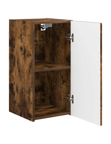 Mobile TV da parete Rovere fumé 30 x 31 x 60 cm