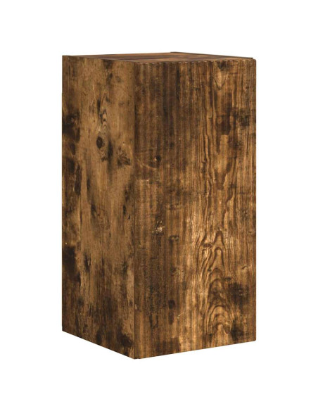 Mobile TV da parete 2 pcs Rovere fumé 30 x 31 x 60 cm