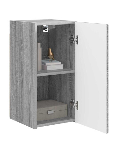 Mobile TV da parete Grigio Sonoma 30 x 31 x 60 cm