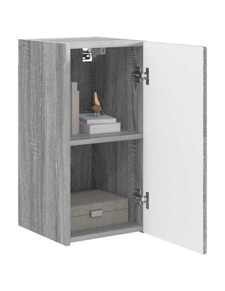 Mobile TV da parete Grigio Sonoma 30 x 31 x 60 cm