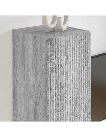 Mobile TV da parete Grigio Sonoma 30 x 31 x 60 cm