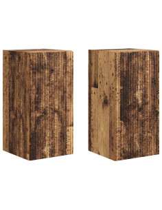 Mobile TV da parete 2 pcs Legno vecchio 30 x 31 x 60 cm 2