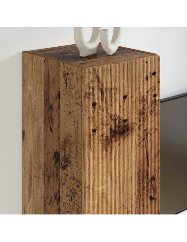 Mobile TV da parete 2 pcs Legno vecchio 30 x 31 x 60 cm