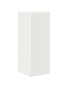 Mobile TV da parete Bianco 30 x 31 x 80 cm Legno multistrato 2