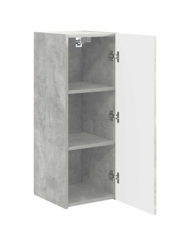 Mobile TV da parete Calcestruzzo 30 x 31 x 80 cm