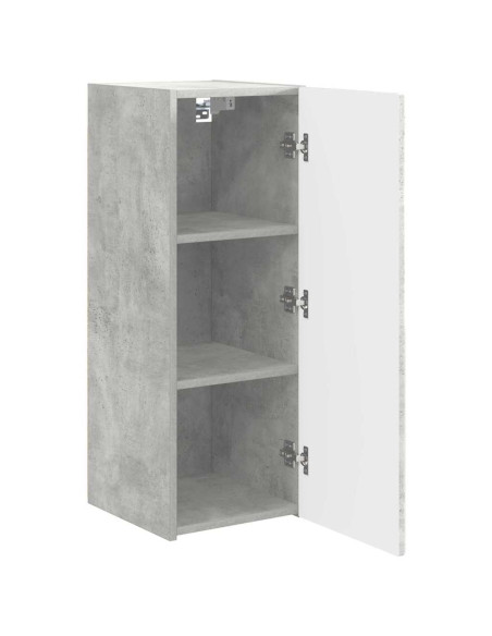 Mobile TV da parete Calcestruzzo 30 x 31 x 80 cm