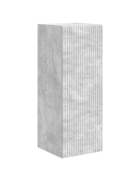 Mobile TV da parete 2 pcs Calcestruzzo 30 x 31 x 80 cm