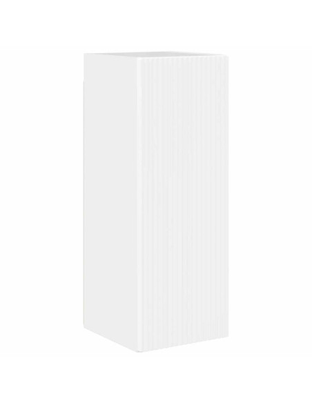 Mobile TV da parete 2 pcs Bianco Lucido 30 x 31 x 80 cm