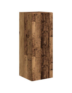 Mobile TV da parete Legno vecchio 30 x 31 x 80 cm 2