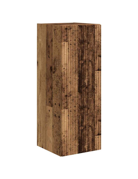 Mobile TV da parete 2 pcs Legno vecchio 30 x 31 x 80 cm