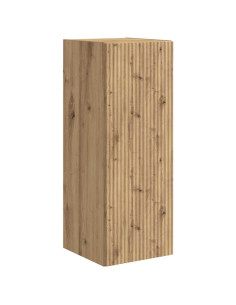 Mobile TV da parete Rovere Artigianale 30 x 31 x 80 cm 2