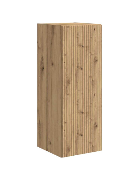 Mobile TV da parete 2 pcs Rovere Artigianale 30 x 31 x 80 cm