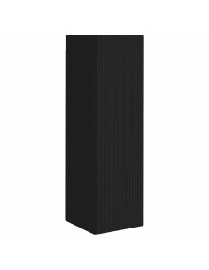 Mobile TV da parete Nero 30 x 31 x 100 cm Legno multistrato 2