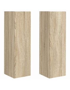 Mobile TV da parete 2 pcs Sonoma 30 x 31 x 100 cm 2