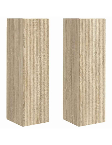 Mobile TV da parete 2 pcs Sonoma 30 x 31 x 100 cm