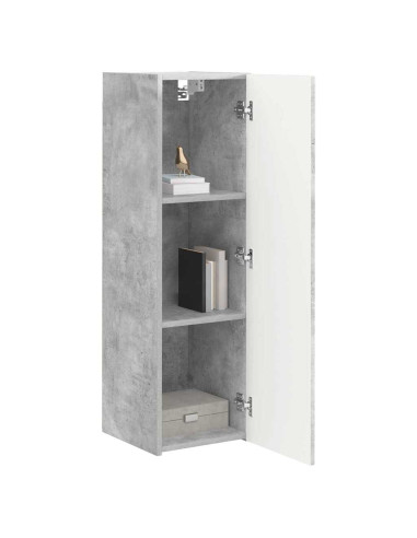 Mobile TV da parete Calcestruzzo 30 x 31 x 100 cm