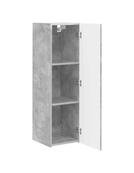 Mobile TV da parete Calcestruzzo 30 x 31 x 100 cm