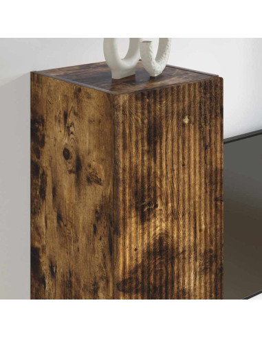 Mobile TV da parete Rovere fumé 30 x 31 x 100 cm