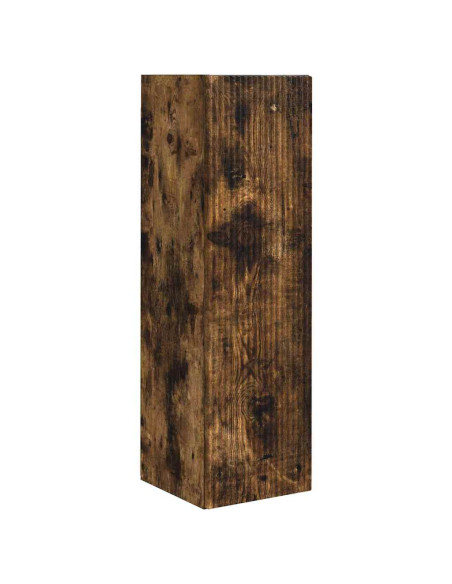 Mobile TV da parete 2 pcs Rovere fumé 30 x 31 x 100 cm