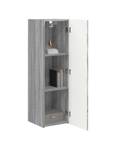 Mobile TV da parete Grigio Sonoma 30 x 31 x 100 cm