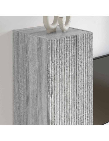 Mobile TV da parete Grigio Sonoma 30 x 31 x 100 cm