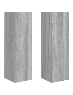 Mobile TV da parete 2 pcs Grigio Sonoma 30 x 31 x 100 cm 2