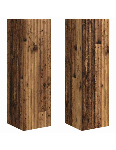 Mobile TV da parete 2 pcs Legno vecchio 30 x 31 x 100 cm