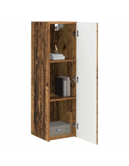 Mobile TV da parete 2 pcs Legno vecchio 30 x 31 x 100 cm